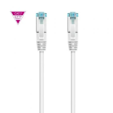 Nanocable Cable de Red Ethernet CAT.7 SFTP AWG26 1m Blanco